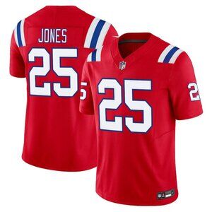 Adult Mens or Youths Select Marcus Jones Red Vapor Stitched Jersey